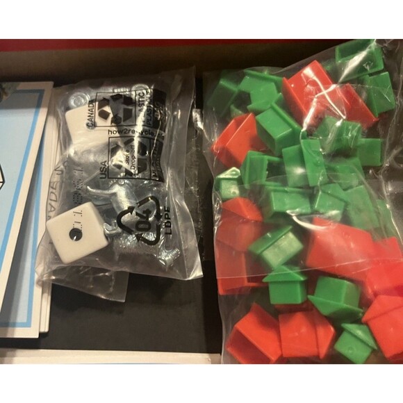 Monopoly Classic Board Game 2017 Edition Open Box ALL PIECES COUNTED AND PRESENT - Picture 8 of 9